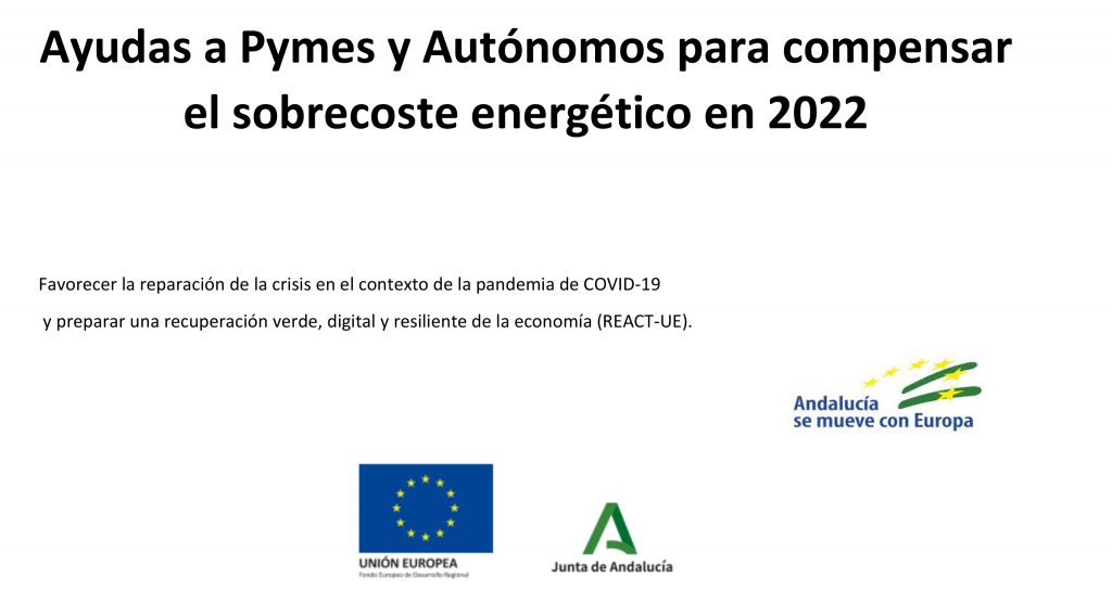 Ayudas a Pymes y Autónomos para compensar  el sobrecoste energético en 2022